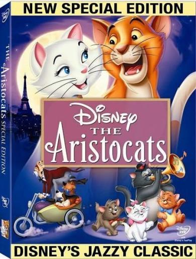 THE ARISTOCATS BOX COVER POSTER WALT DISNEY JAZZY CLASSIC