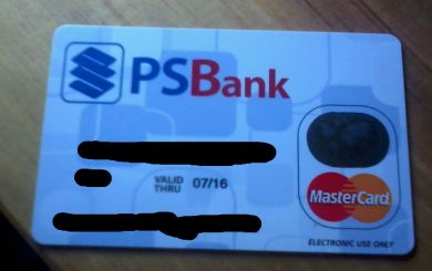 psbank electronic mastercard picture