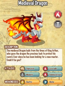 Favorite Dragon City Medieval Dragon