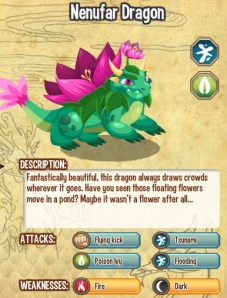 Favorite Dragon City Nenufar Dragon